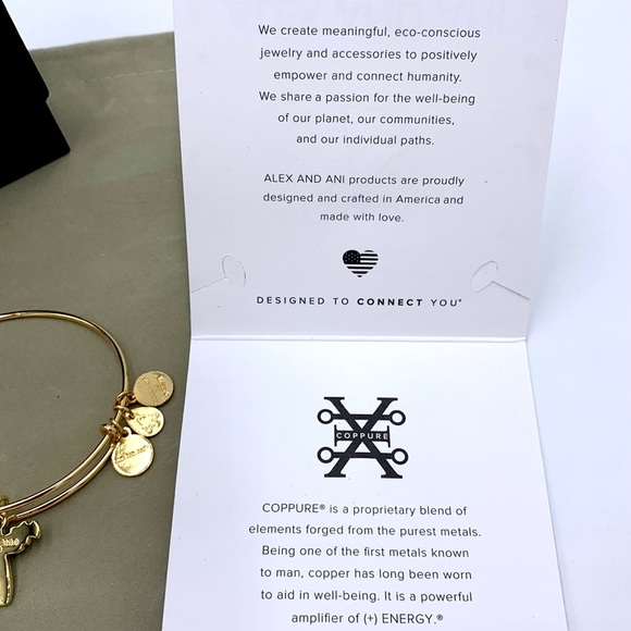 Alex and Ani Color Infusion Holiday Angel Charm Bangle Bracelet - Picture 9 of 11